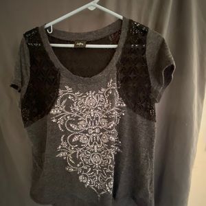 Rhinestone tee